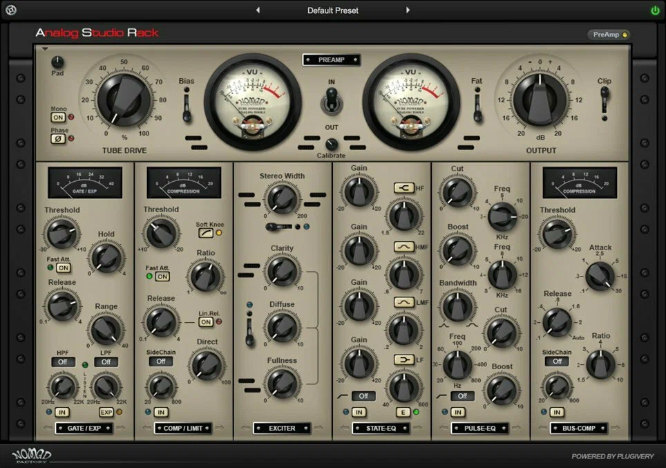 Nomad Factory Analog Studio Rack